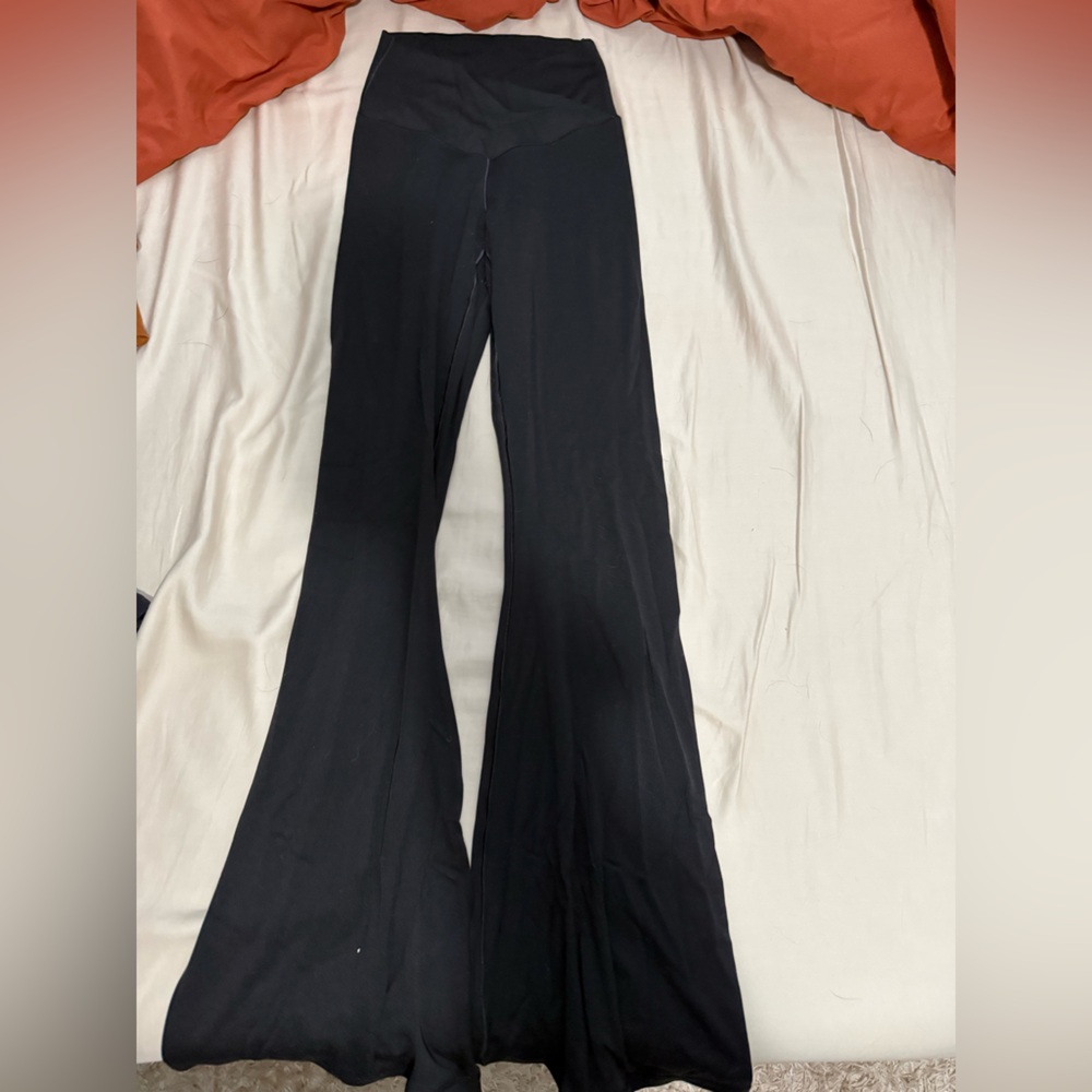 Women's Black Flared Leggings